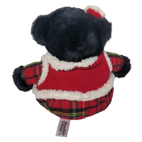 Dan Dee Snowflake Teddy Bear Female Christmas Plush Stuffed Animal 2007 13" - Picture 3 of 8